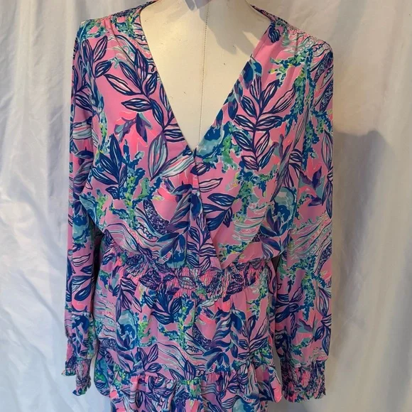 Lilly Pulitzer Cristiana Stretch Mini Dress Just a Lil Jelly Pink Size 12. - Picture 2 of 7
